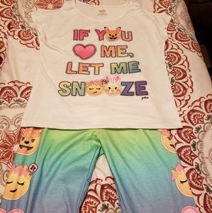 Justice brand pajama set